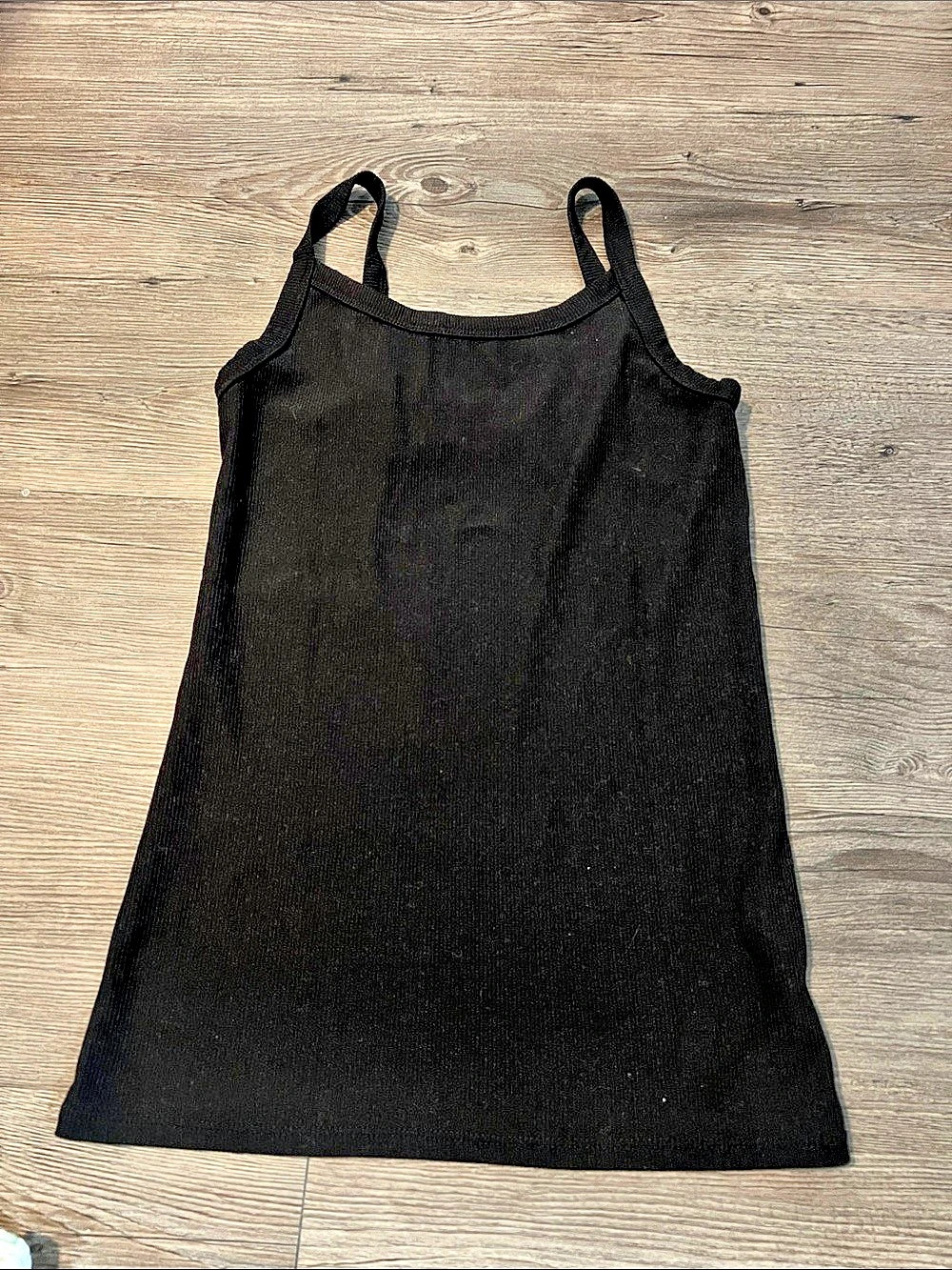 No Boundaries Ribbed Tank Top in Black Size Small Like New